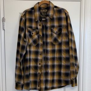 DIXXON Yellow and Black Plaid Jacket